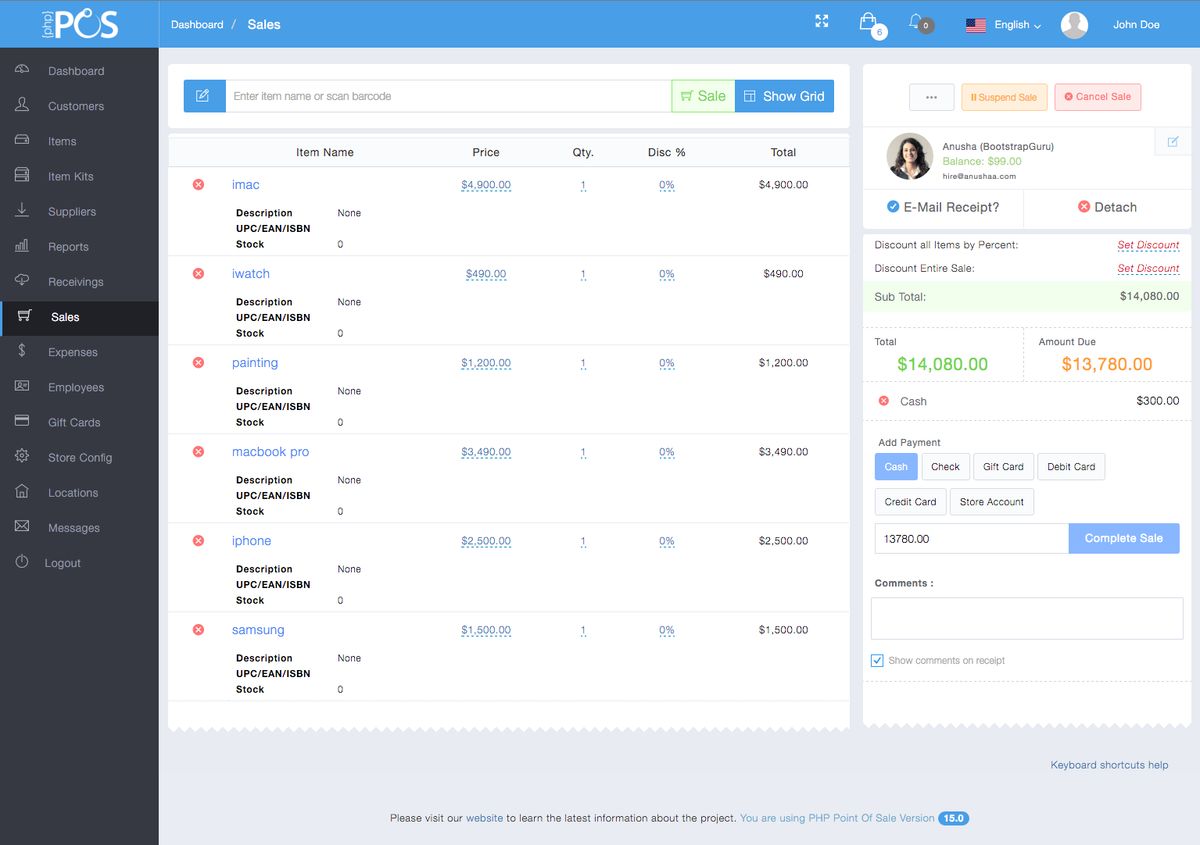 Sistem Kasir Modern (Point of Sales)